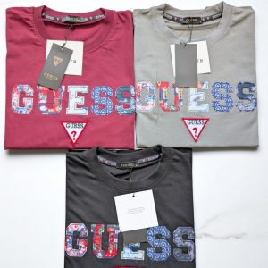 Guess | Multi Fabric Logo T-Shirt