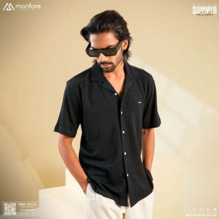 Premium Cuban Collar Half Shirt for Men